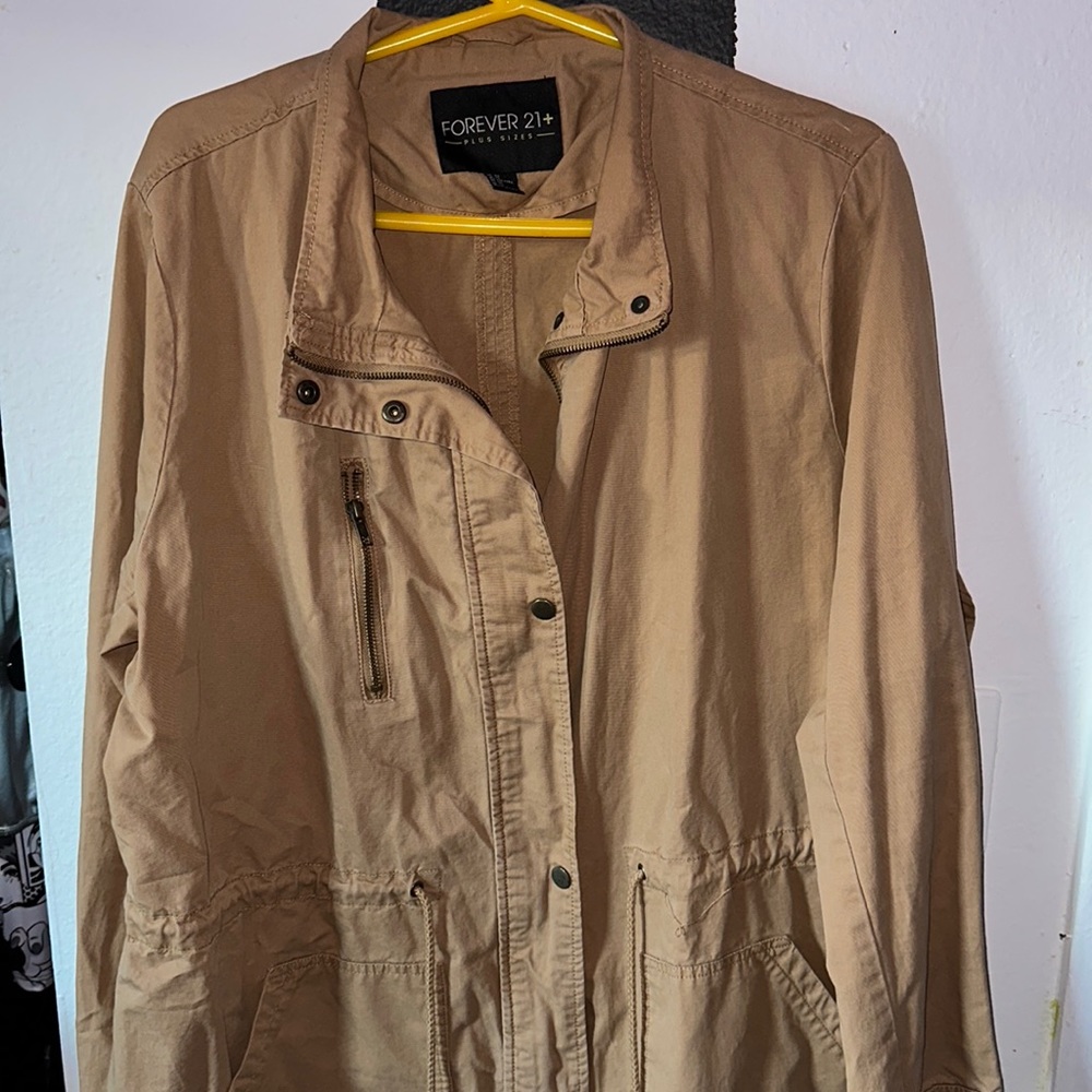 COPY - Forever 21 Utility Jacket - Color khaki - 2XL